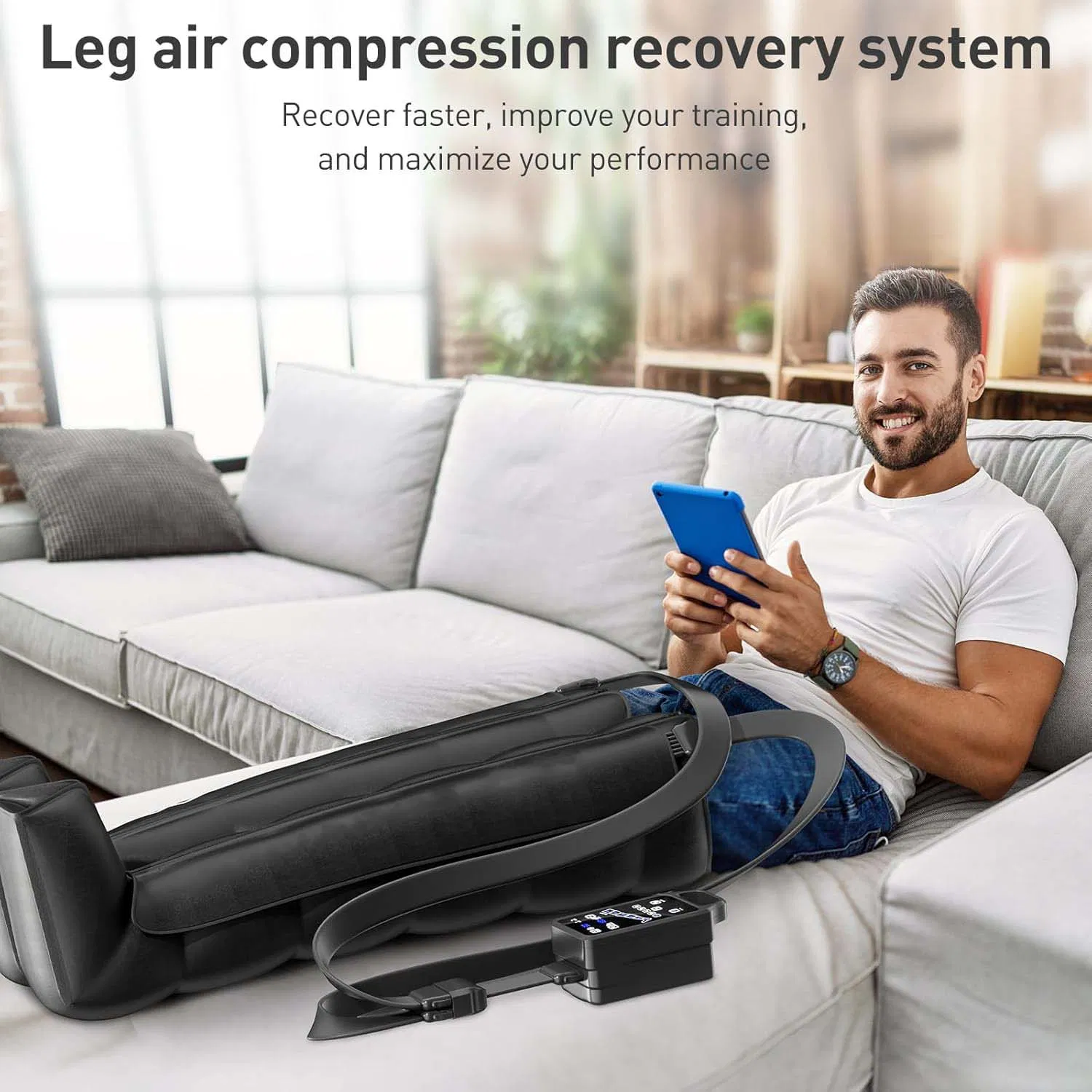 High Quality Air Compression Therapy Recovery Boots Air Leg Compression Boots Air Relax for Athlete Relief