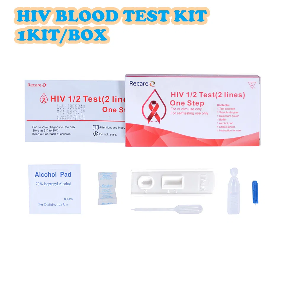 Home Diagnostic Test Rapid HIV Test CE Approved Approved HIV Test Kit Manufacturers