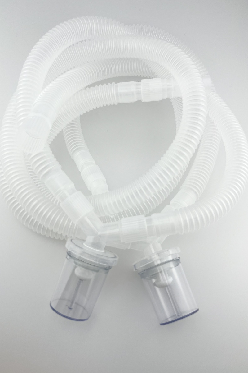 Disposable PVC Corrugated Tube Adult Ventilator Tube Anesthesia Breathing Circuit