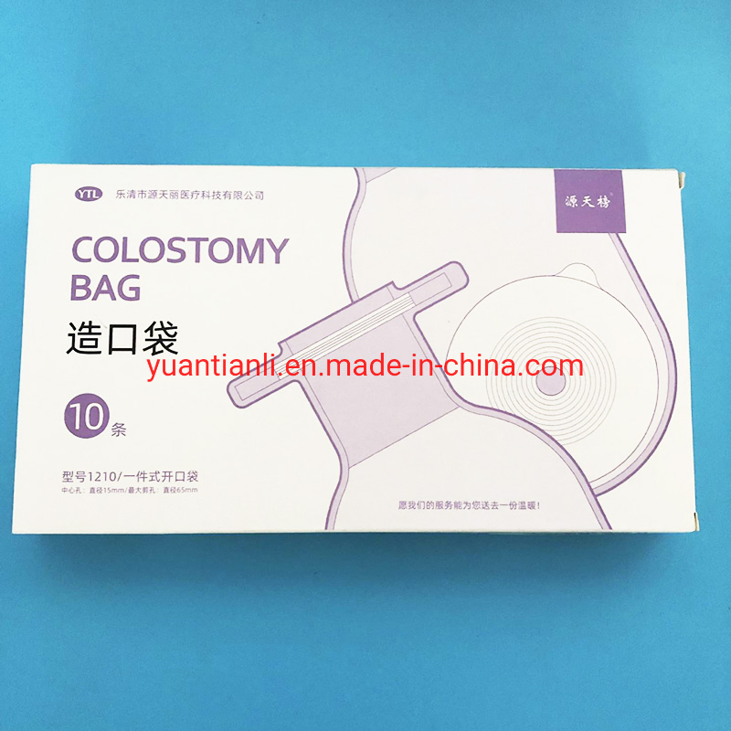 Ostomy Back Window One Piece Drainable Urinie for Ileostomy Stoma Care Cut-to-Fit Carbon with Closure Non-Woven Colostomy Bag