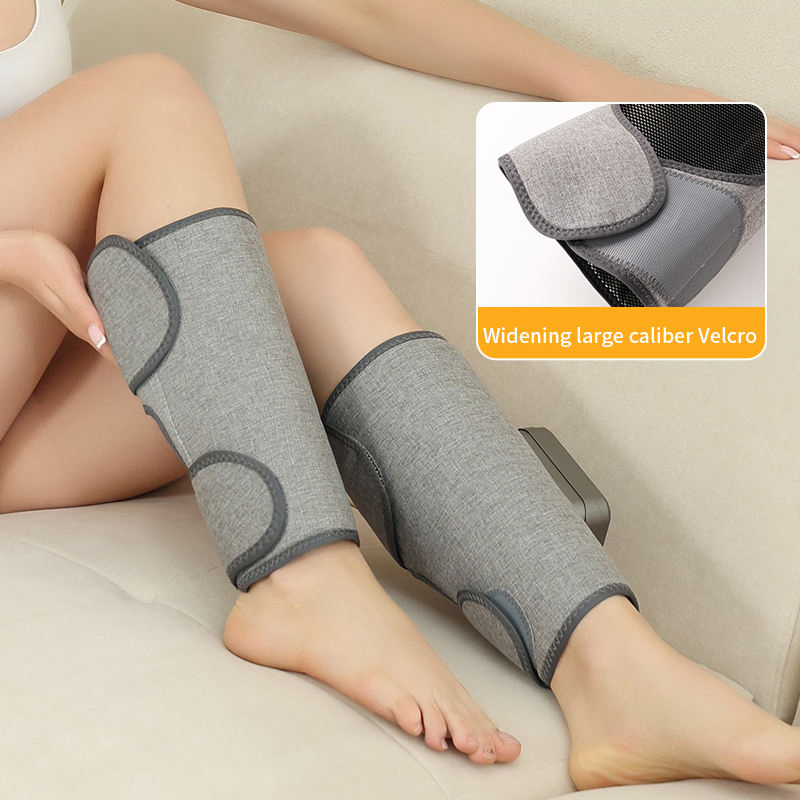2025 New Arrival Wireless Air Compression Calf Massager - Heat &amp; Pressure Therapy for Leg Relaxation
