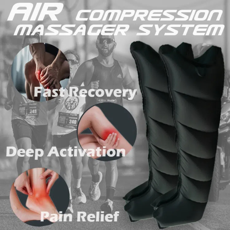Rechargeable Leg Massager Therapy System Portable Muscle Compression Therapy Recovery Boots