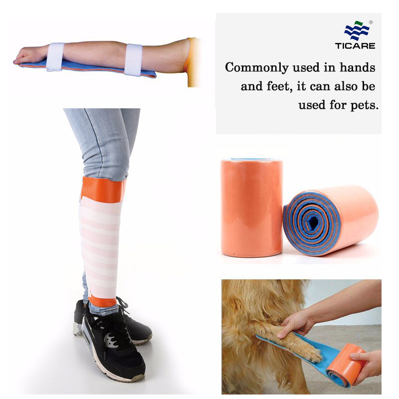 Ticare General Purpose Splint Rolled Splint Orthopedic Braces