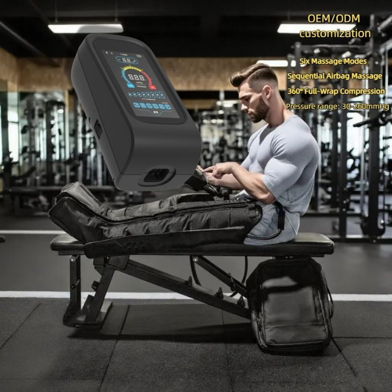 Rechargeable Leg Massager Therapy System Portable Muscle Compression Therapy Recovery Boots