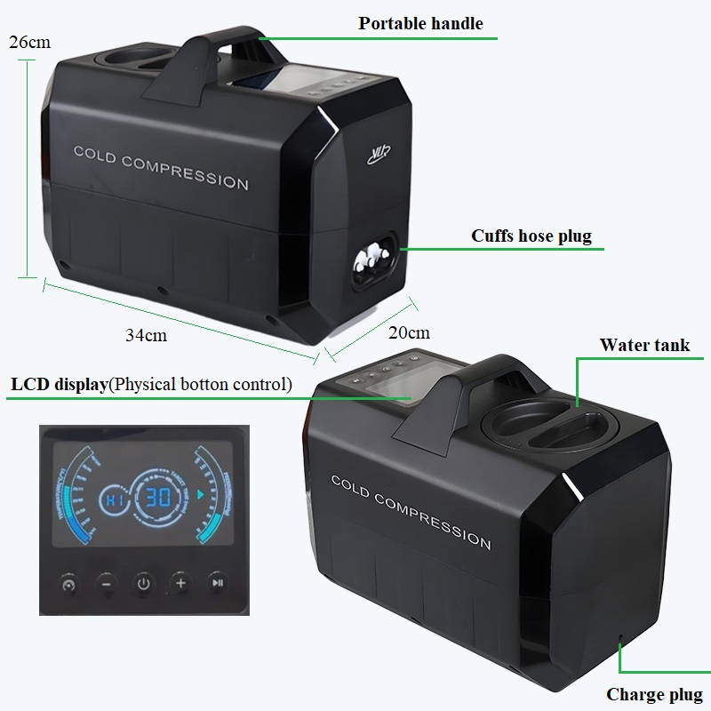 Ice Cold Compression Therapy Machine for Knee After Surgery Pain Relief