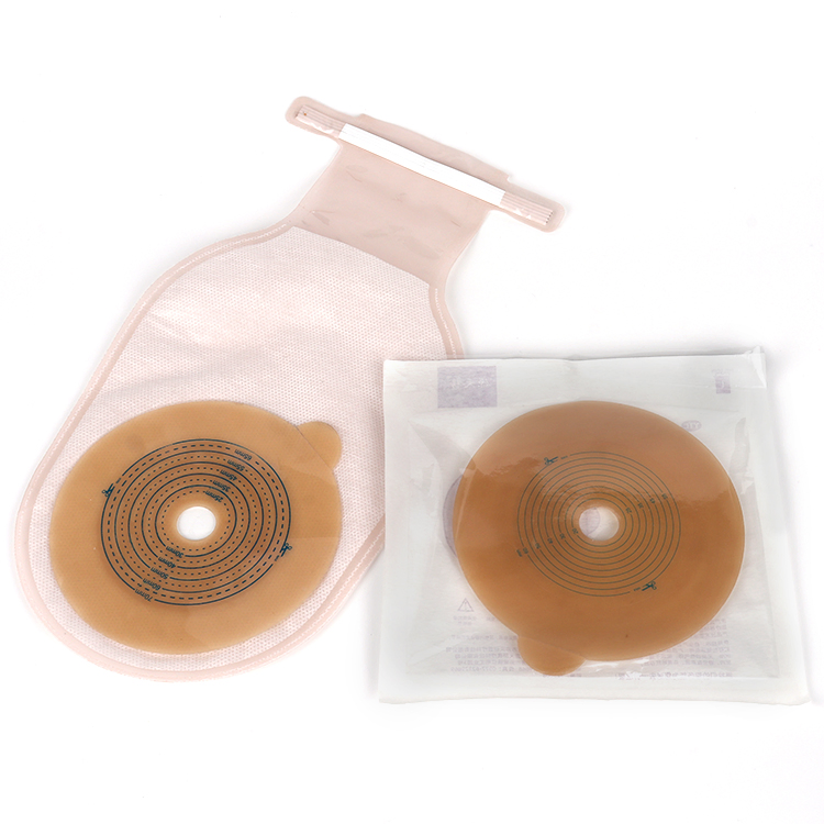 2022 Economical Colostomy Urostomy Bag Stoma Care Two Piece System Ostomy Bag