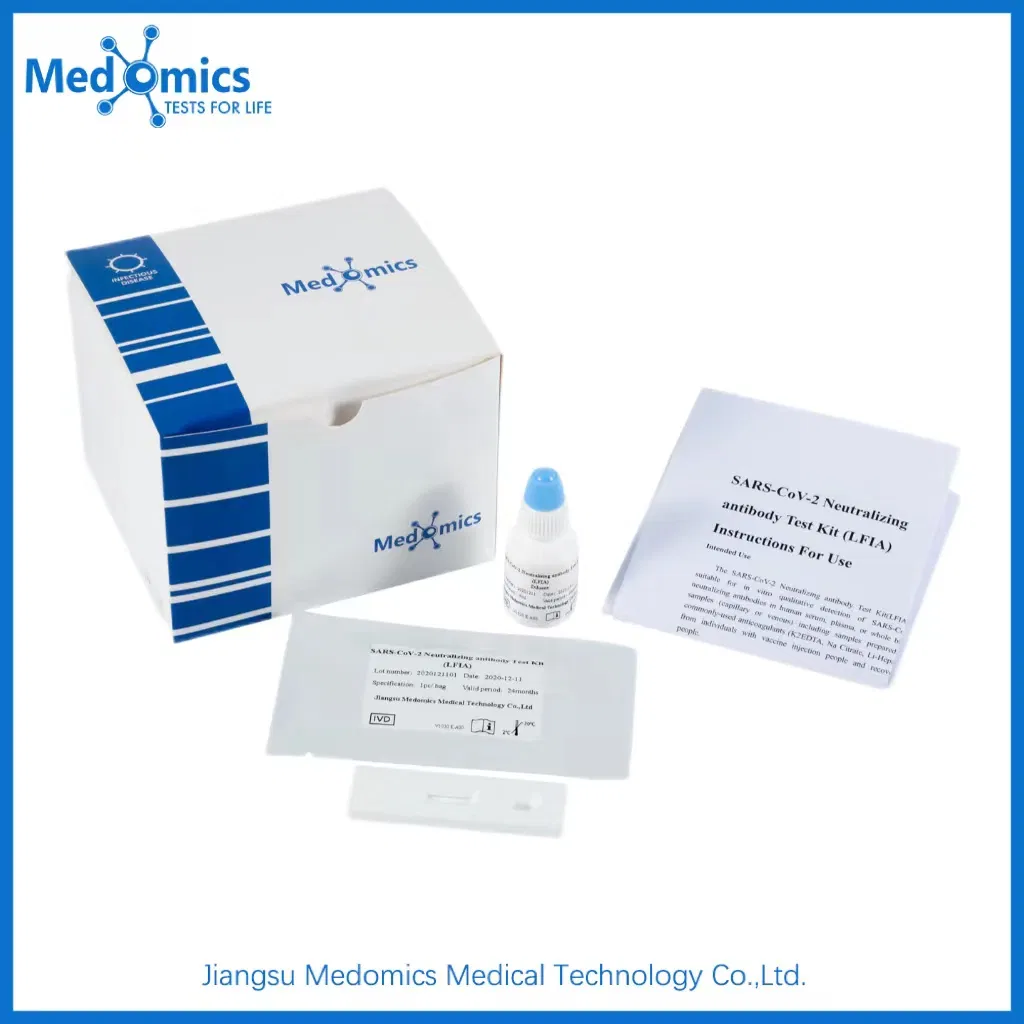 Medomics CE Certified Novel C-O-R-O-N-a Antibody Diagnostic Rapid Test Kit (1/kit)