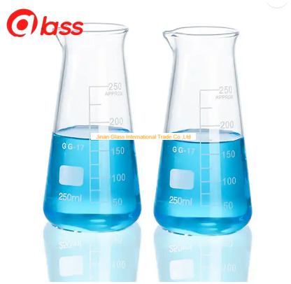 Narrow Neck Wholesale 500ml Borosilicate Glass Flask Glass Laboratory Glassware