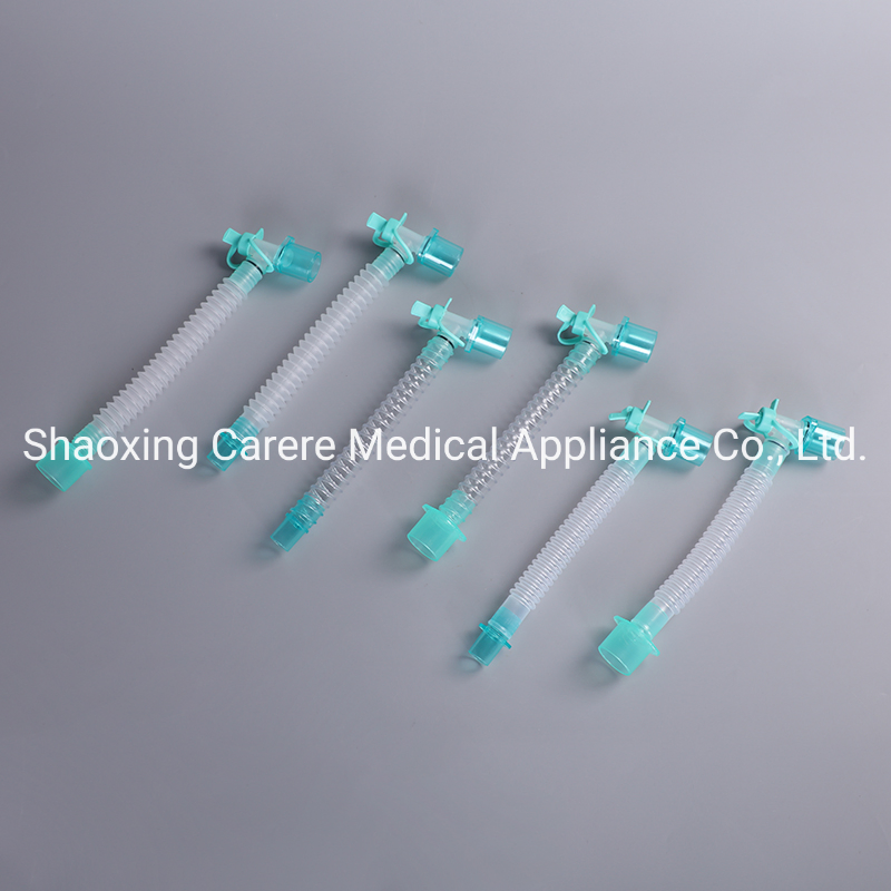 CE Surgical Supply Medical Equipment Machine Catheter Mount Extension Tube on Disposable Anesthesia Breathing Circuit with Gas Samping Port Hospital Equipment