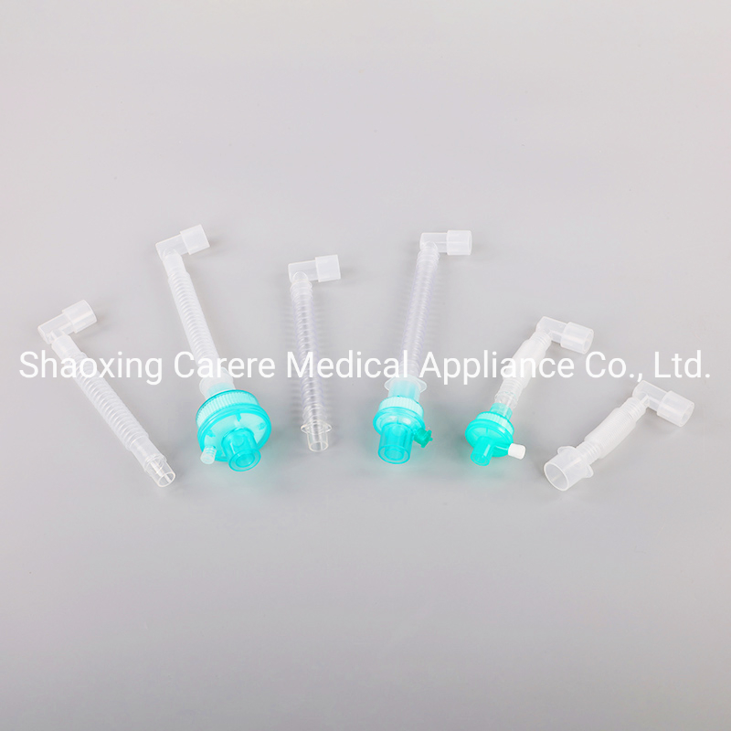 Medical Supply Hospital Equipment Catheter Mount with Hmef Filter Use on Medical Equipment Michine Disposable Ventilator Anesthesia Breathing Circuit with CE