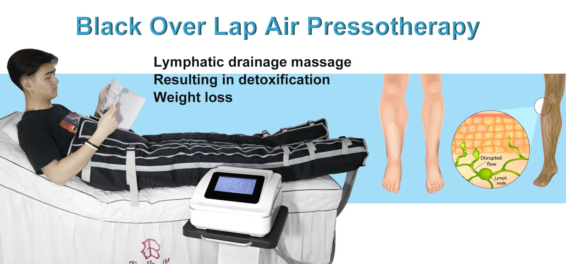 Home Use Elderly Use Pressotherapy Compression Massage Therapy 18 Chamber Electric Machine Massage Compression