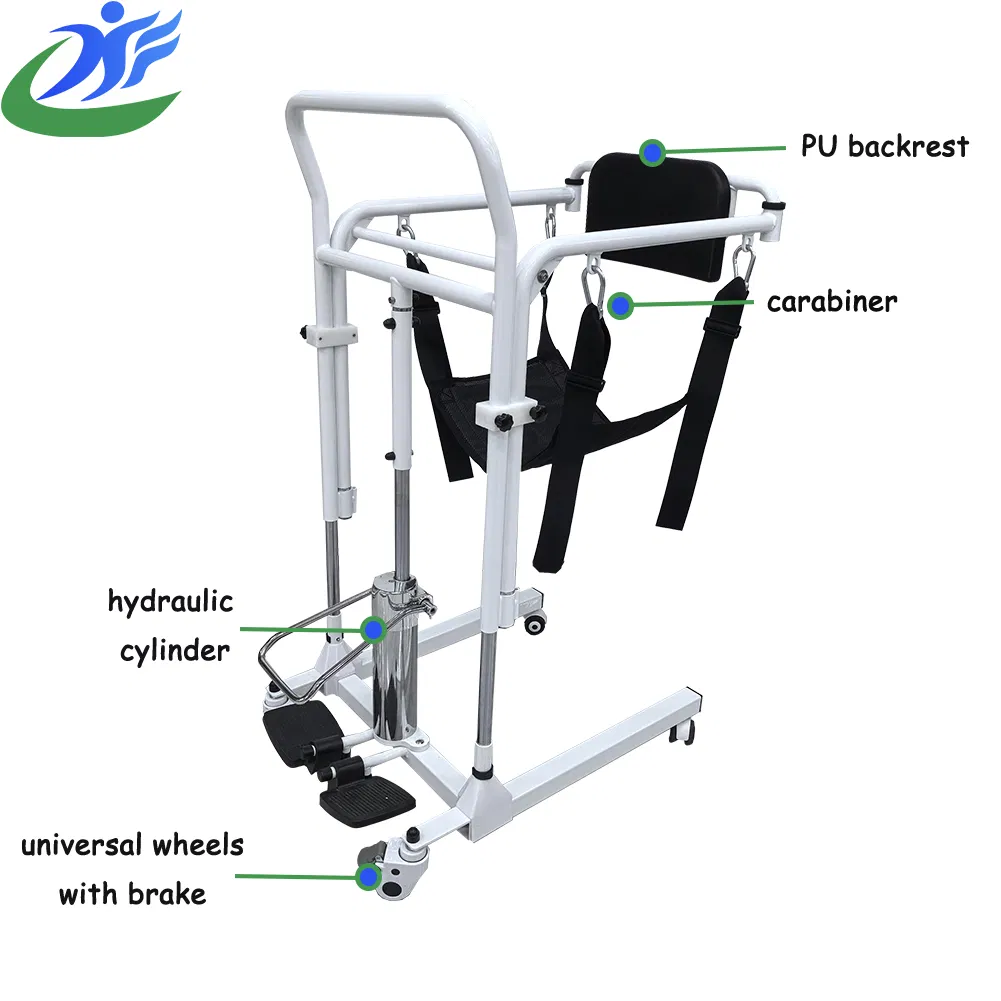 Electric Patient Lift Sling with Hydraulic Hoist for Seniors