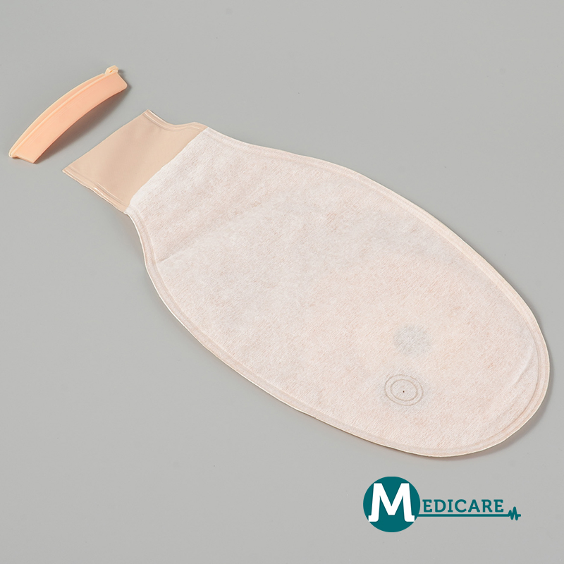 One Piece Drainable Ostomy Pouch with Closure for Colonoscopy Ileostomy Stoma Care