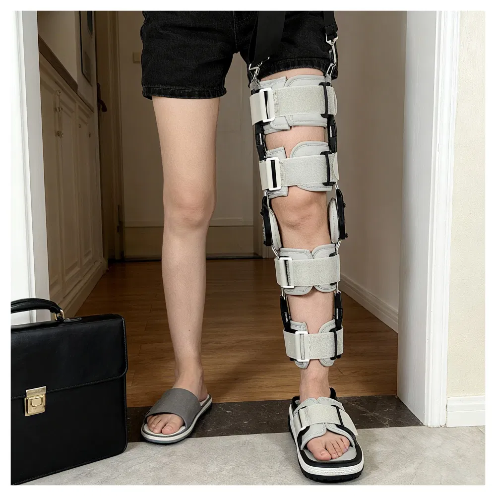 OEM/ODM Dorrella Adjustable Orthopedic Medical Knee Brace with Side Stabilizers for Acl