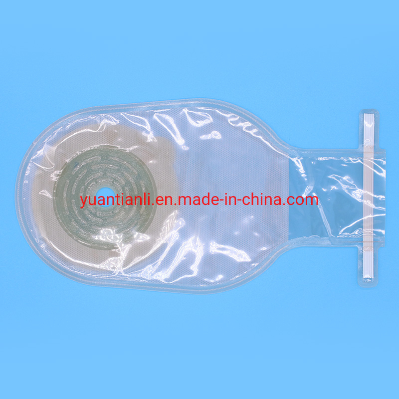 Ostomy Bag One-Piece Drainable Colostomy Bag with Steel Wire Closure, Portable&Odor-Free Opaque Stoma Care Bags