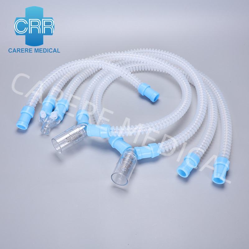 2023 Disposable Medical Supplies Medical Products Reusable Silicone Anesthesia Breathing Circuit Kit with Water Trap CE ISO for All Use Accept OEM ODM
