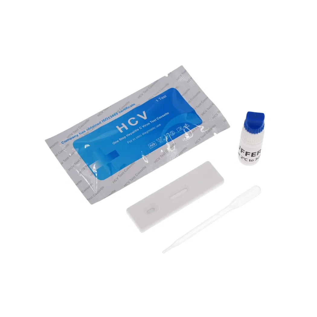 Elisa HCV One Step Hepatitis C Virus Ab Antibody Wb/S/P Rapid Test Kit for in Vitro Diagnostic Use with CE&ISO