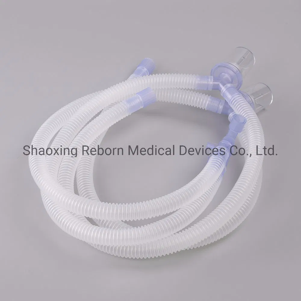 CE and ISO Marked High Quality Disposable Corrugated Anesthesia Circuit for Hospital Use