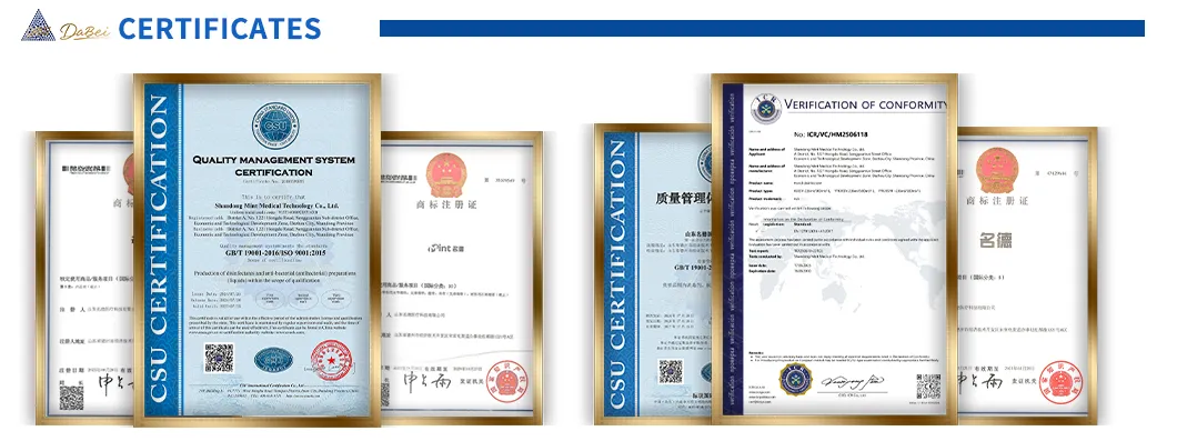 ISO and CE Certifications