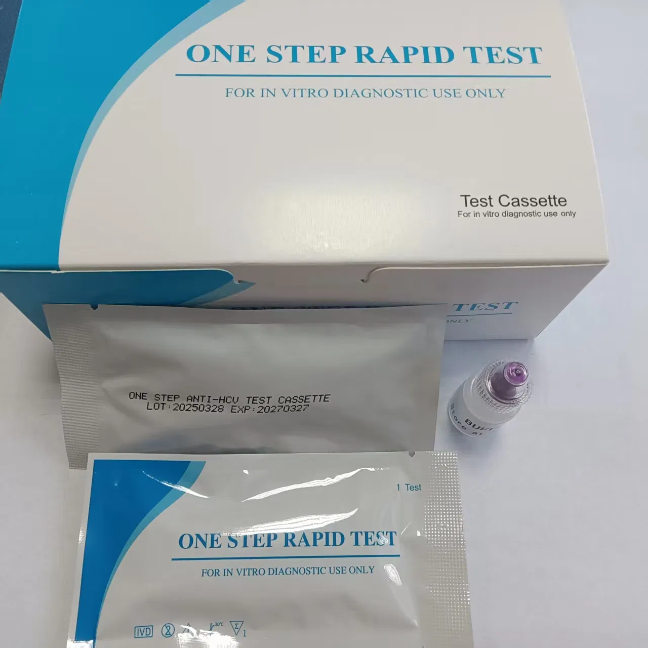 One Step Rapid Medical Diagnostic HCV Rapid Test Kits Cassette/Device