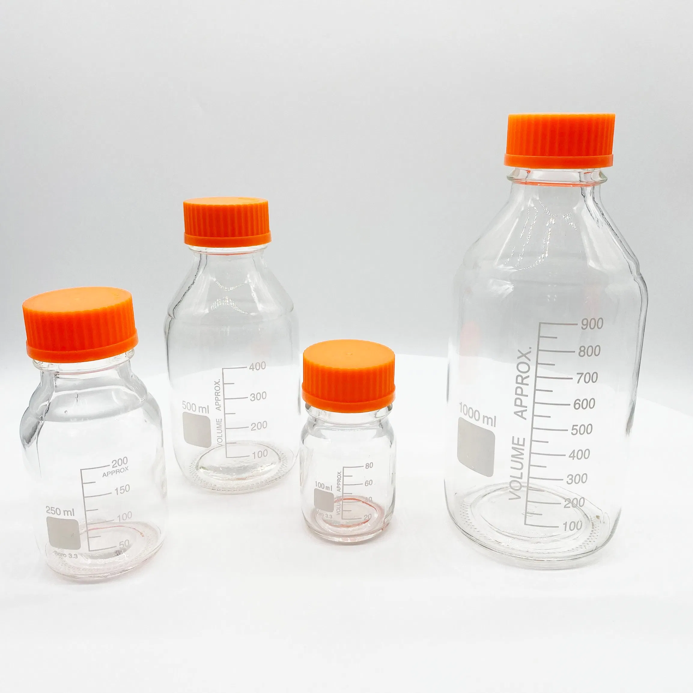Laboratory Glassware Borosilicate Glass Reagent Bottle with High Quality