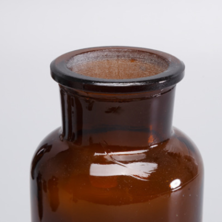 500ml Wide Mouth Glass Stopper Amber Laboratory Reagent Bottles