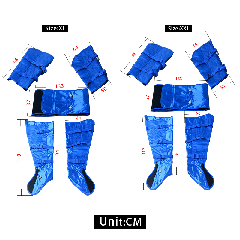 Compression Therapy and Lymphatic Drainage Apparatus Pressotherapy Device with 16 PCS Airbags