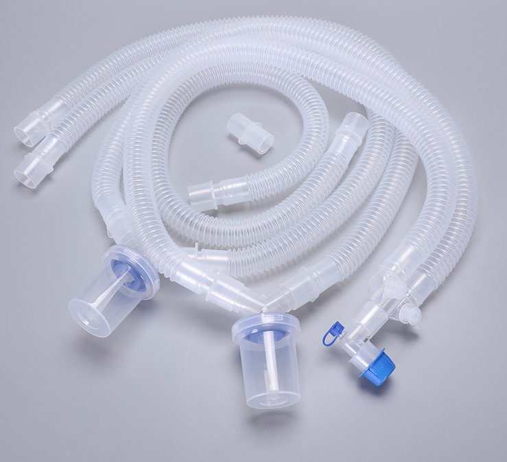 Hospital Equipment Anesthesia Breathing Circuit Disposable Respiratory Corrugated Ventilator Circuits