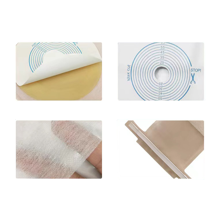 Medical Colostomy Bags Non-Woven One-Piece Ostomy Bag for Stoma Care Supplier