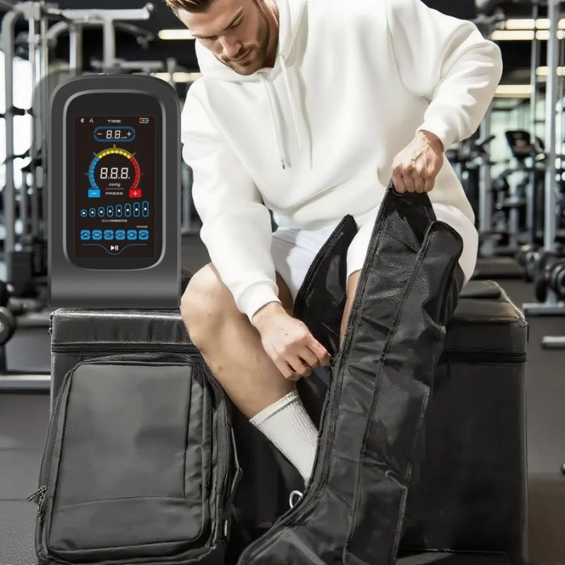 Rechargeable Leg Massager Therapy System Portable Muscle Compression Therapy Recovery Boots