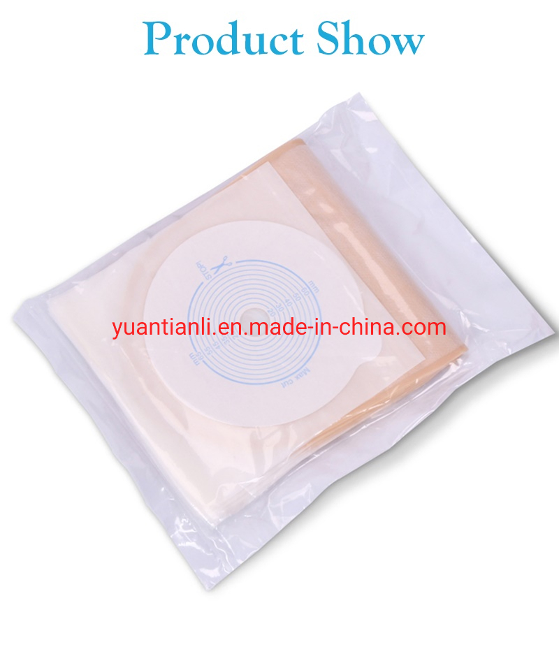 Ostomy Bag One-Piece Drainable Colostomy Bag with Steel Wire Closure, Portable&Odor-Free Opaque Stoma Care Bags