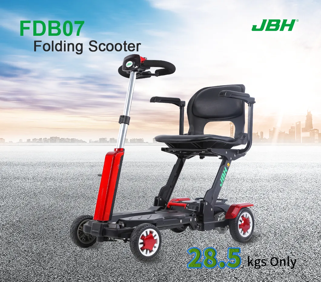 4-Wheel Folding Electric Mobility Scooter