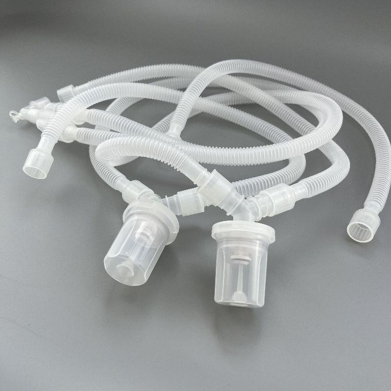 Wholesale Expandable Corrugated Anesthesia Neonatal Medical Disposable PVC Breathing Circuit