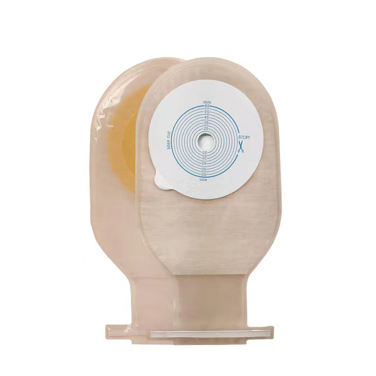 Medical Colostomy Bags Non-Woven One-Piece Ostomy Bag for Stoma Care Supplier