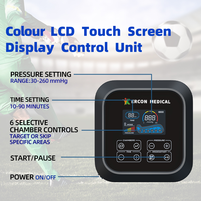 Leg Compression Machine Therapy Boots for Improved Blood Circulation Lymphatic Drainage