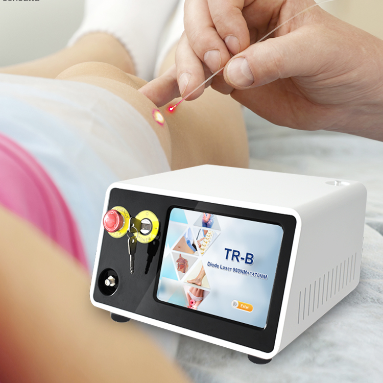 980nm 1470nm Evlt Leg Removal Varicose Veins Treatment Machine Laser De Diodo