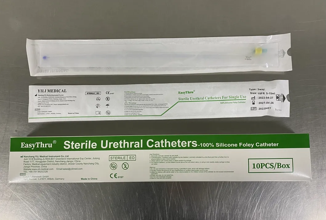 Silicone Foley Catheter Tip Detail