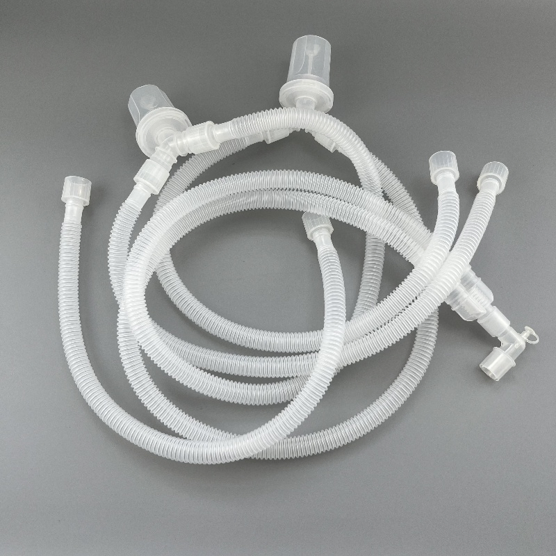 Wholesale Expandable Corrugated Anesthesia Neonatal Medical Disposable PVC Breathing Circuit