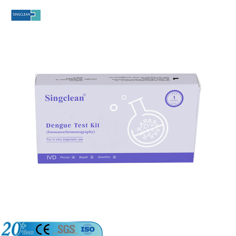 Singclean Medical Diagnostic Kit Cassette Anti Dengue Fever Dengue Antigen Rapid Test Kits