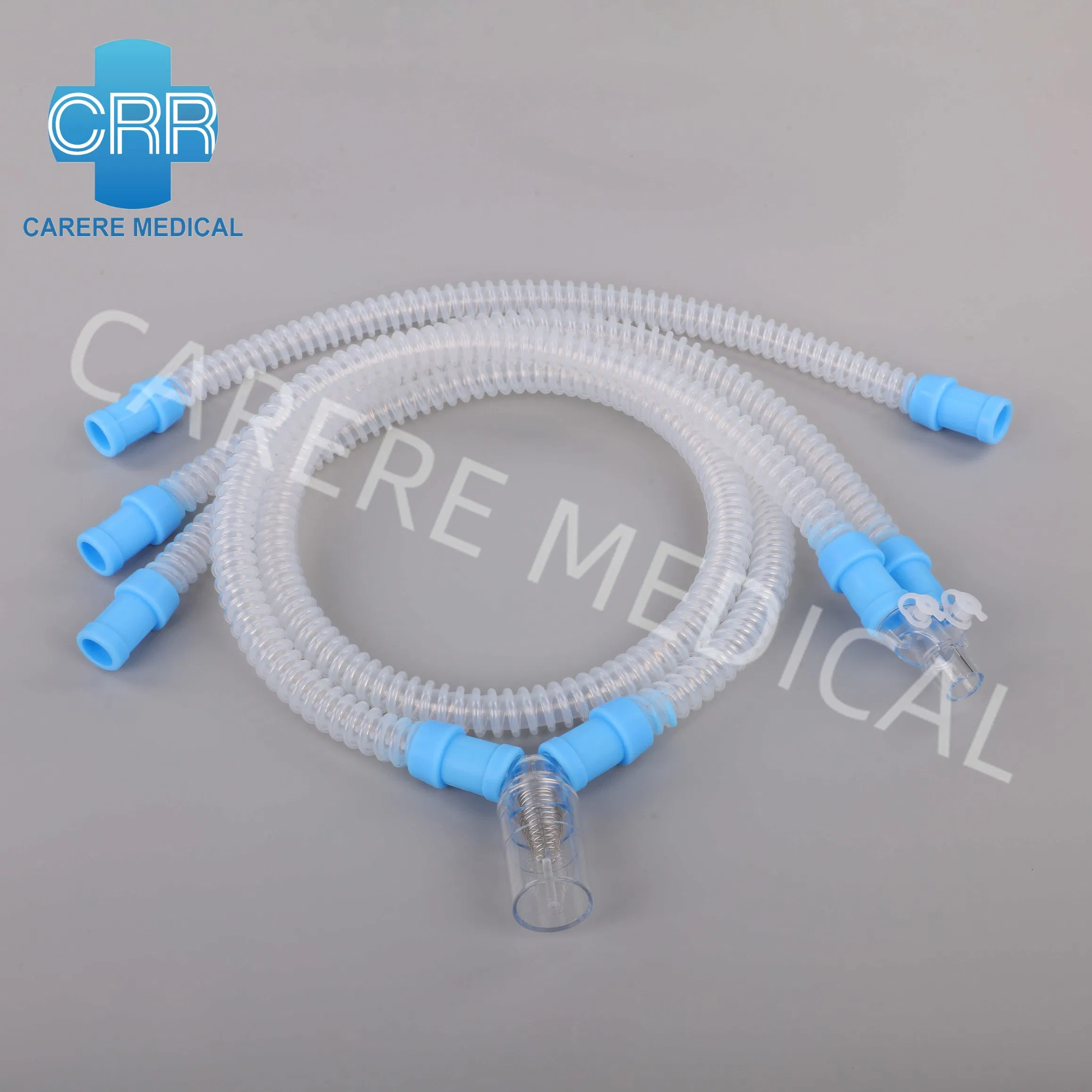 2023 Disposable Medical Supplies Medical Products Reusable Silicone Anesthesia Breathing Circuit Kit with Water Trap CE ISO for All Use Accept OEM ODM