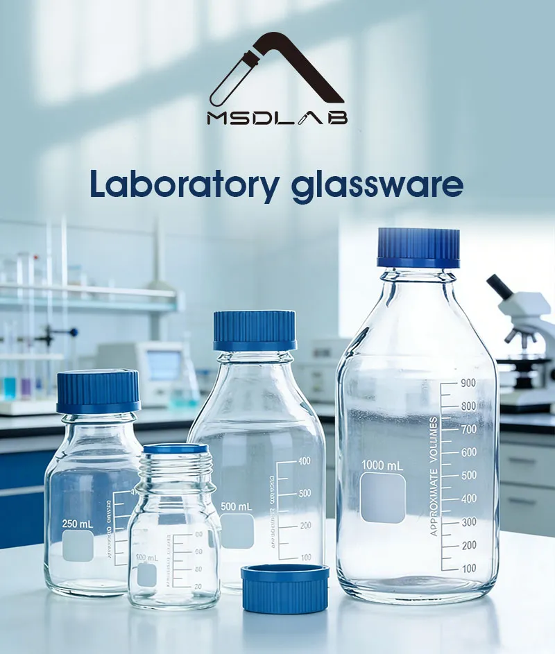 GL45 Borosilicate Glass Media Bottle