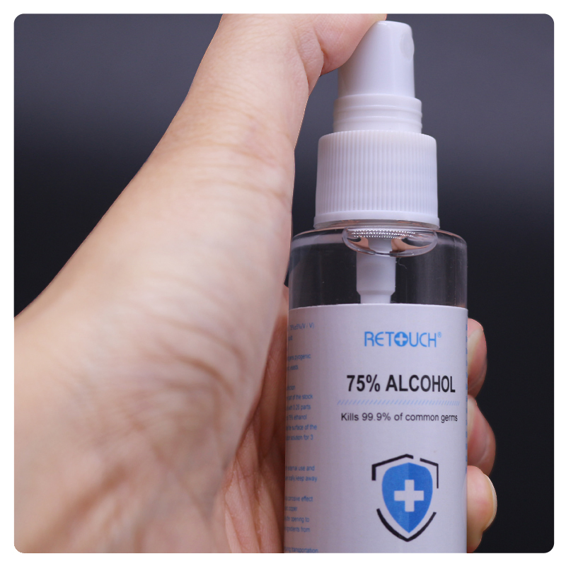 Medical Grade 75 Alcohol Portable Spray Disinfectant for Skin Disinfection