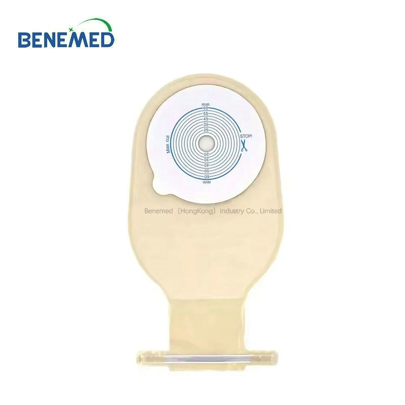 Disposable Medical Adult Open Stoma Clip-in Type Ostomy Bag Colostomy