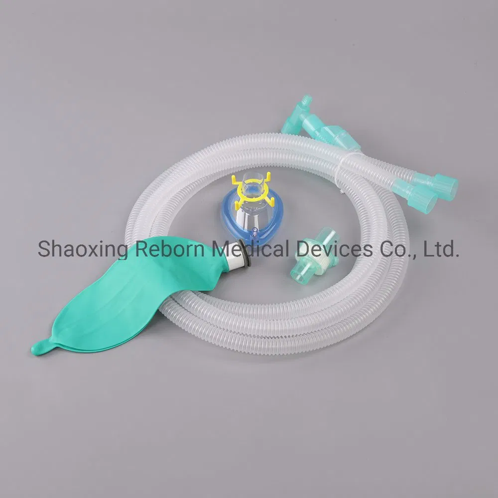 CE and ISO Marked High Quality Disposable Corrugated Anesthesia Circuit for Hospital Use