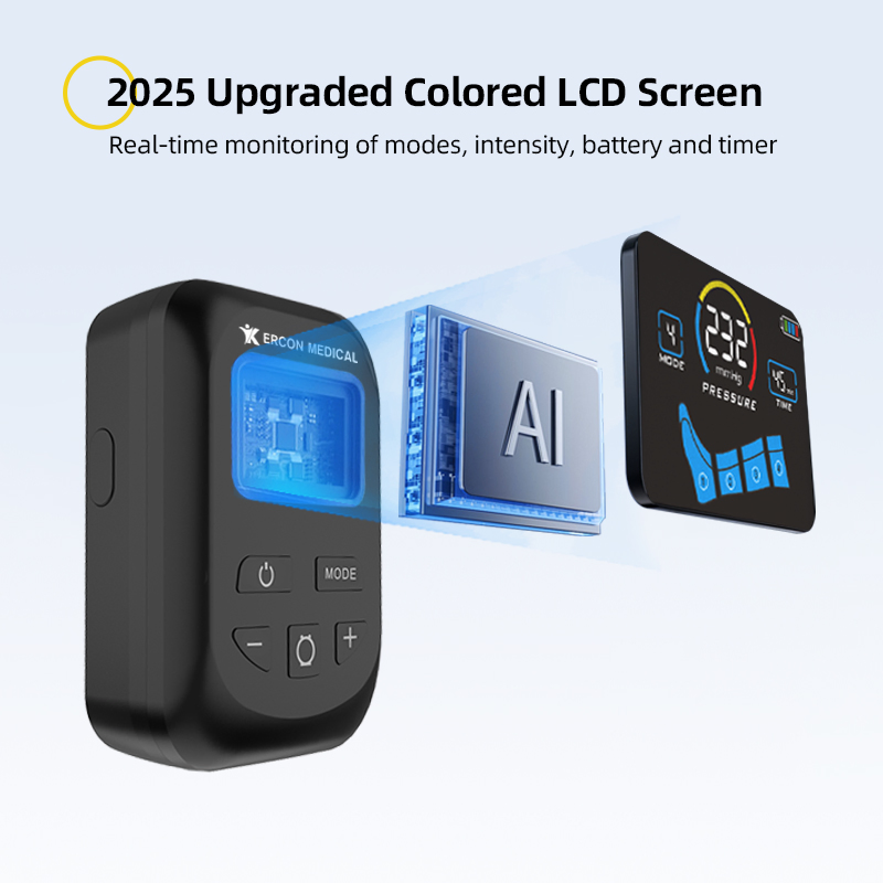 Pneumatic Air Compression Therapy Device Legs Body Lymphatic Drainage Massager