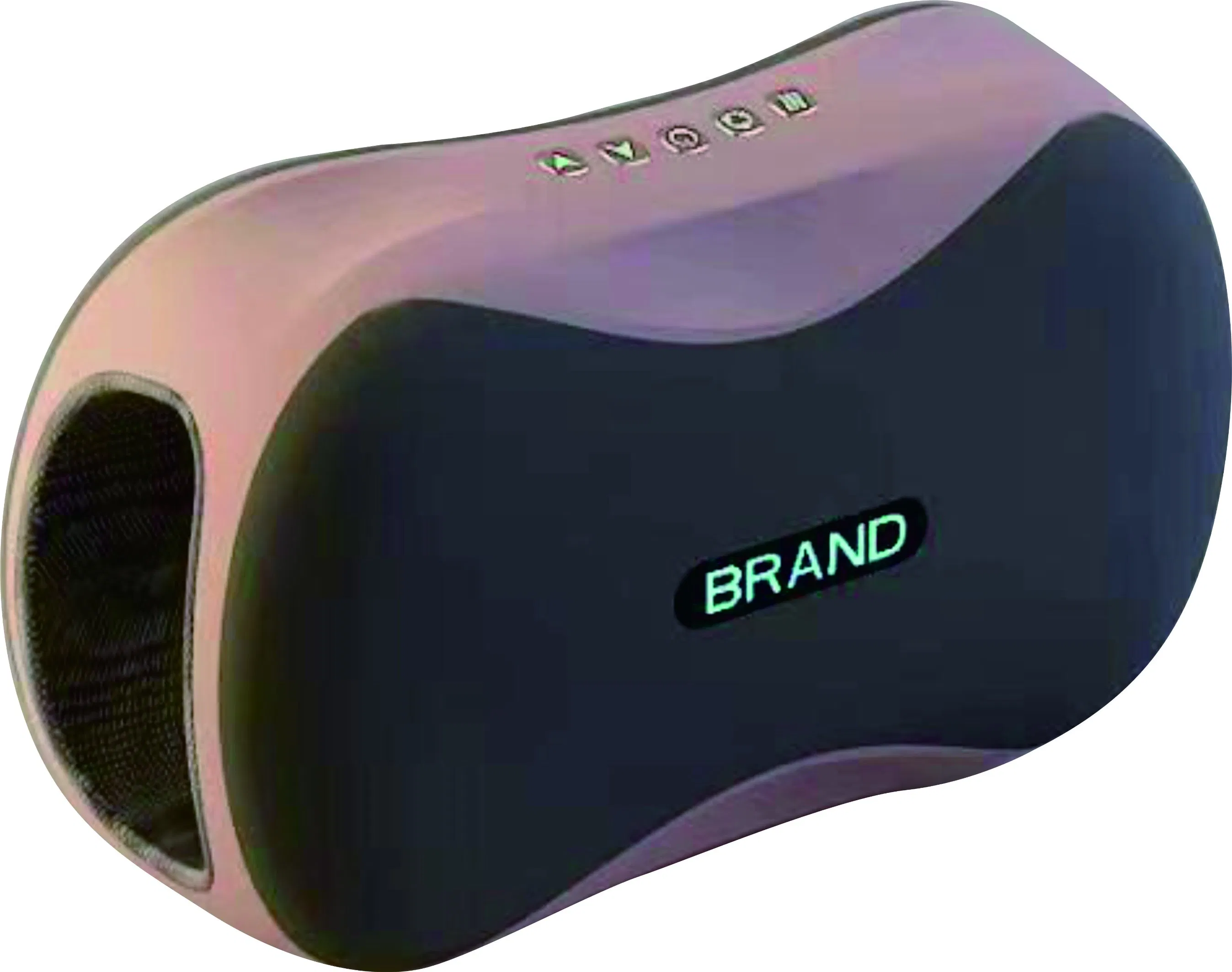 Cordless Twin Hand Air Compression 2 Heat Therapy and Kneading Shiatsu Abdominal and Hand Massager Multi-Function Massage Pillow for Wrist, Palms, Fingers, Neck