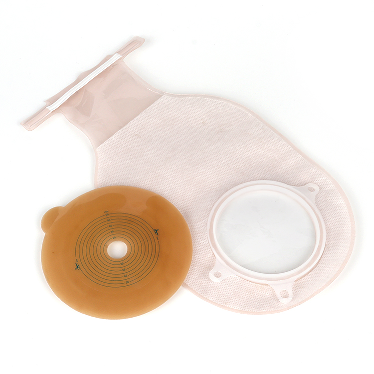 2022 Economical Colostomy Urostomy Bag Stoma Care Two Piece System Ostomy Bag