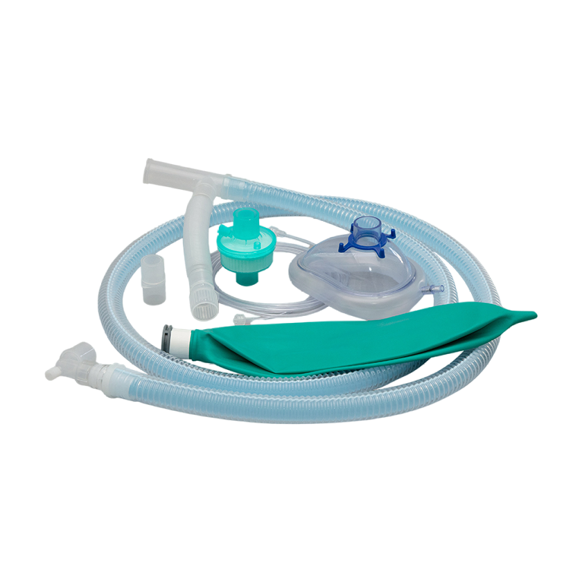 Easy to Clean Low Resistance Anesthesia Breathing Ventilator Circuit Disposable Breathing Circuit