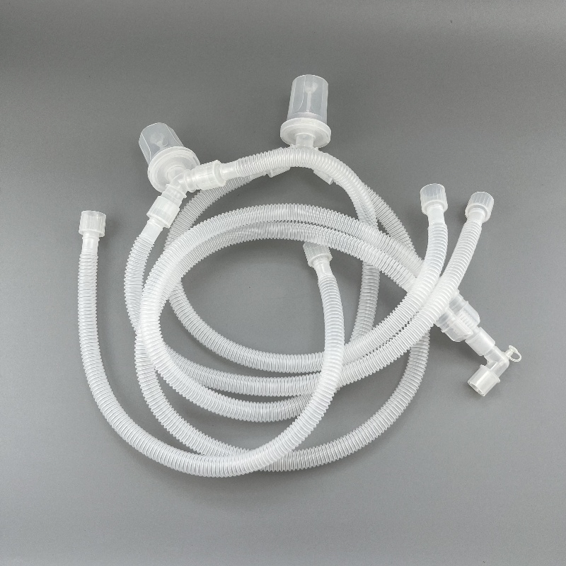 Wholesale Expandable Corrugated Anesthesia Neonatal Medical Disposable PVC Breathing Circuit