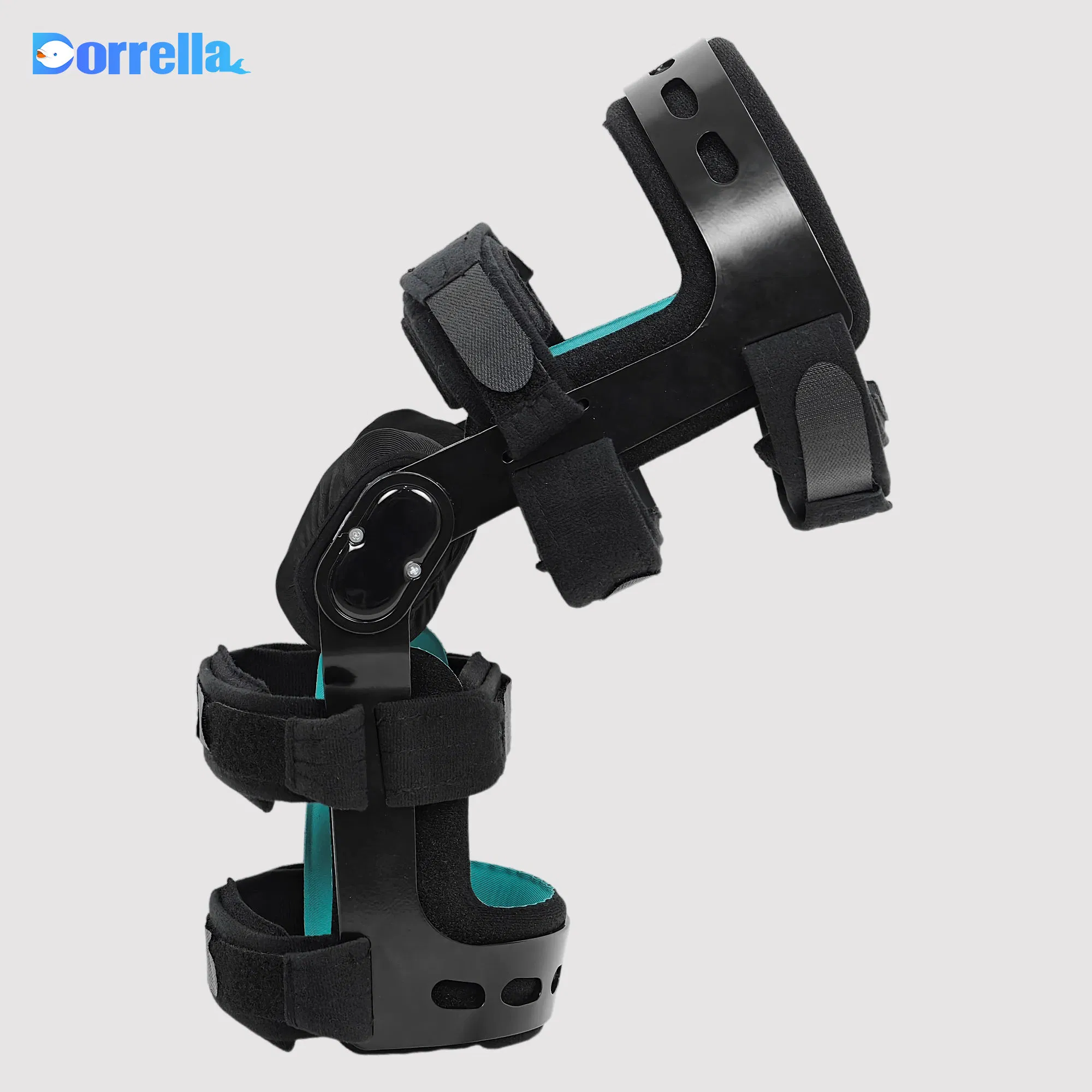 Medical Adjustable Orthopedic Knee Support Brace Hinged Orthosis Functional Angle Knee Immobilizer Fixed Brace